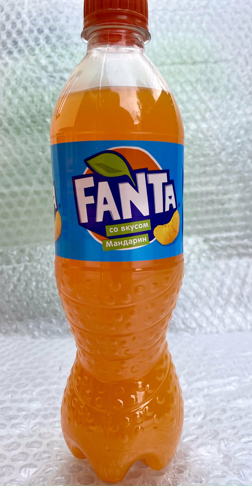 Газированный напиток Fanta (Фанта) со вкусом мандарин. 6 штук по 0.5 л - фотография № 3