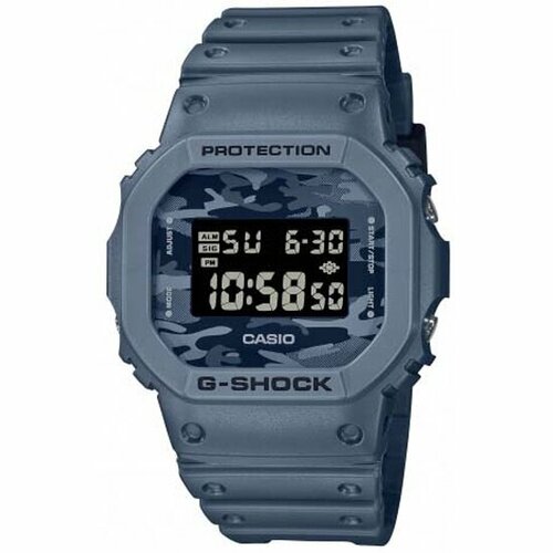 Наручные часы CASIO G-Shock DW-5600CA-2, синий casio g shock dw 5600ca 2er