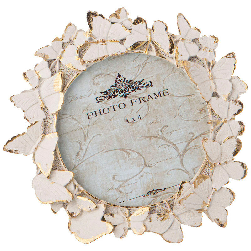 Фоторамка полистоун, 15,5х2,3х15,5см Lefard, бабочки
