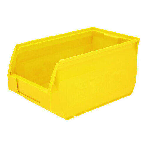 Ящик для склада Дигрус 250х150х130 PP желтый