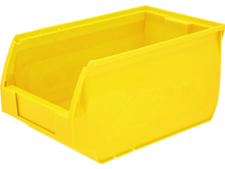фото Ящик для склада Дигрус 250х150х130 PP желтый