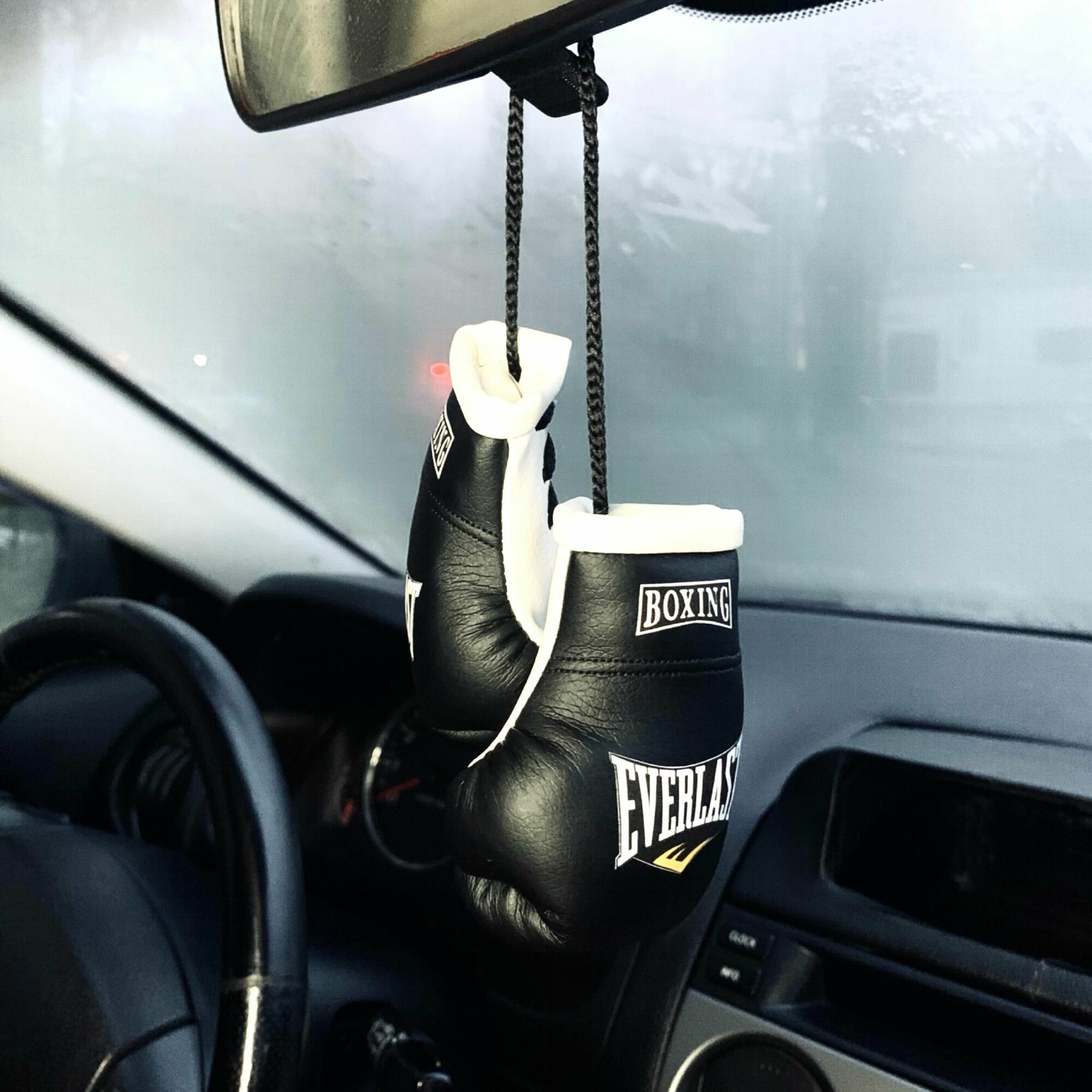 фото Сувенирные боксерские перчатки Everlast/Брелок перчатки/Подвеска на зеркало автомобиля