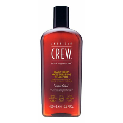 Шампунь увлажняющий American Crew Daily Deep Moisturizing, ежедневный, 250 мл шампунь увлажняющий american crew daily moisturizing 250 мл