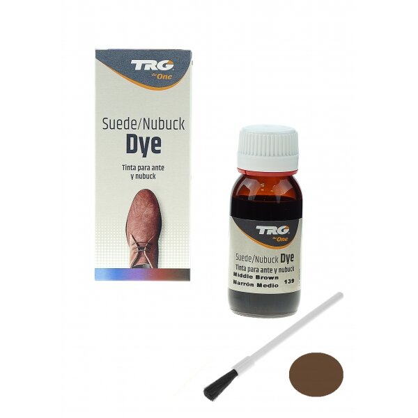 TRG SUEDE DYE - 139 Medium brown. Краска для нубука и замши - 50 мл
