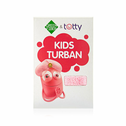 Детский тюрбан для волос Fiber & Totty, розовый totty виниловая пластинка totty too