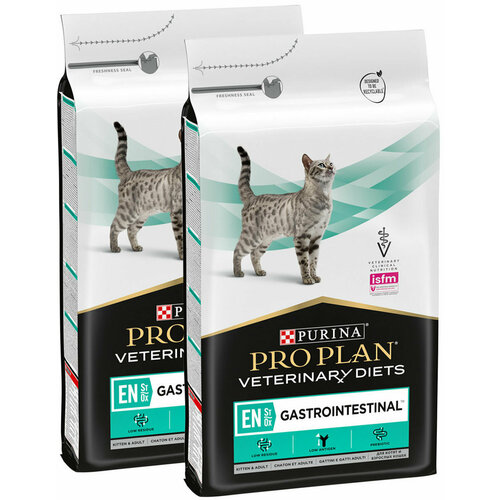 PRO PLAN VETERINARY DIETS EN ST/OX GASTROINTESTINAL для кошек и котят при расстройствах пищеварения (5 + 5 кг)