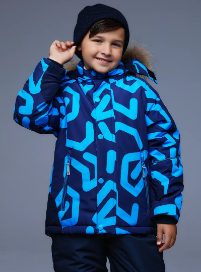 Зимний комплект(куртка+полукомбинезон) для мальчика "HJ Relmo" р.128 синий