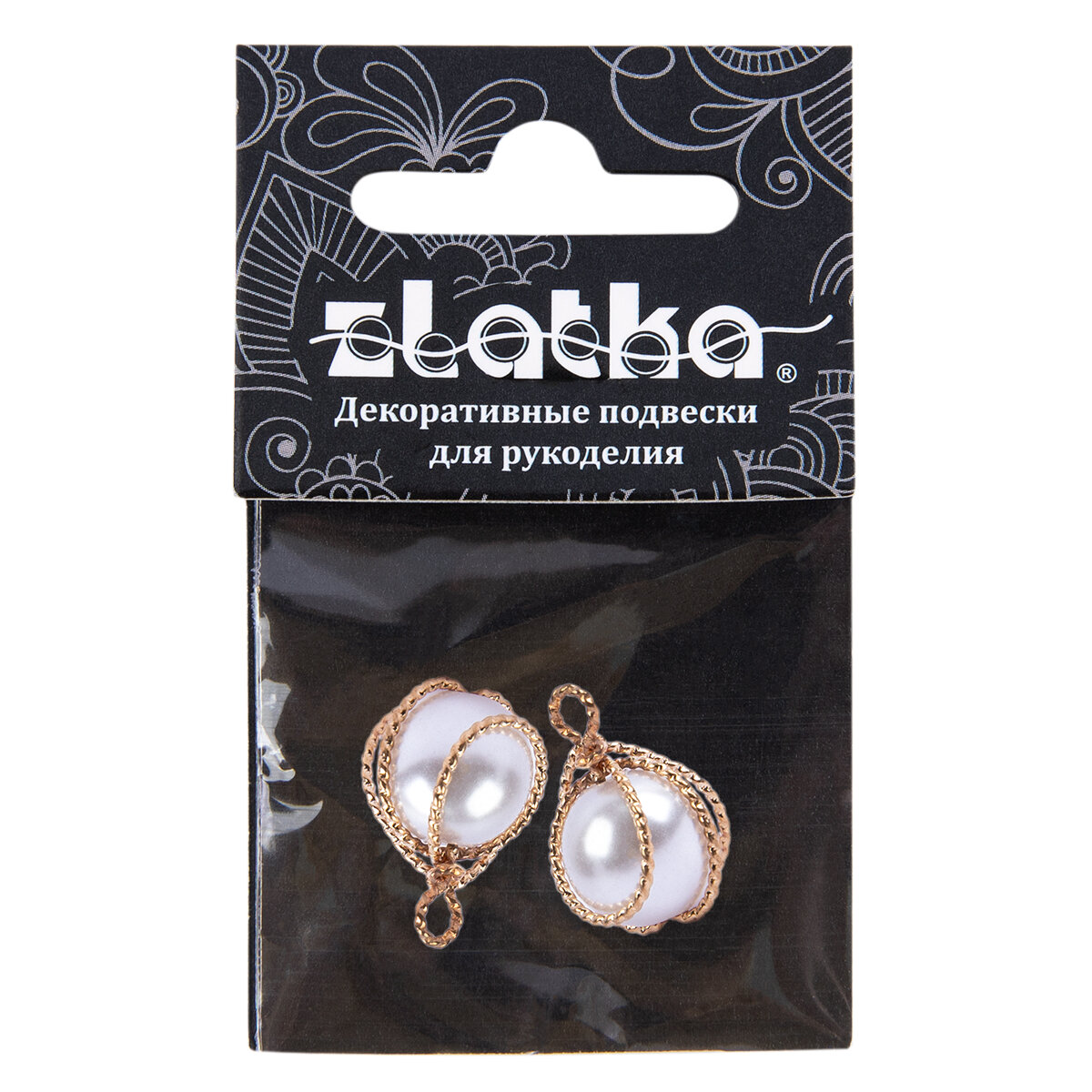 Zlatka Подвеска JCBH-01-IO51 20 мм, 2 шт, №01 под золото стильное украшение для любого образа