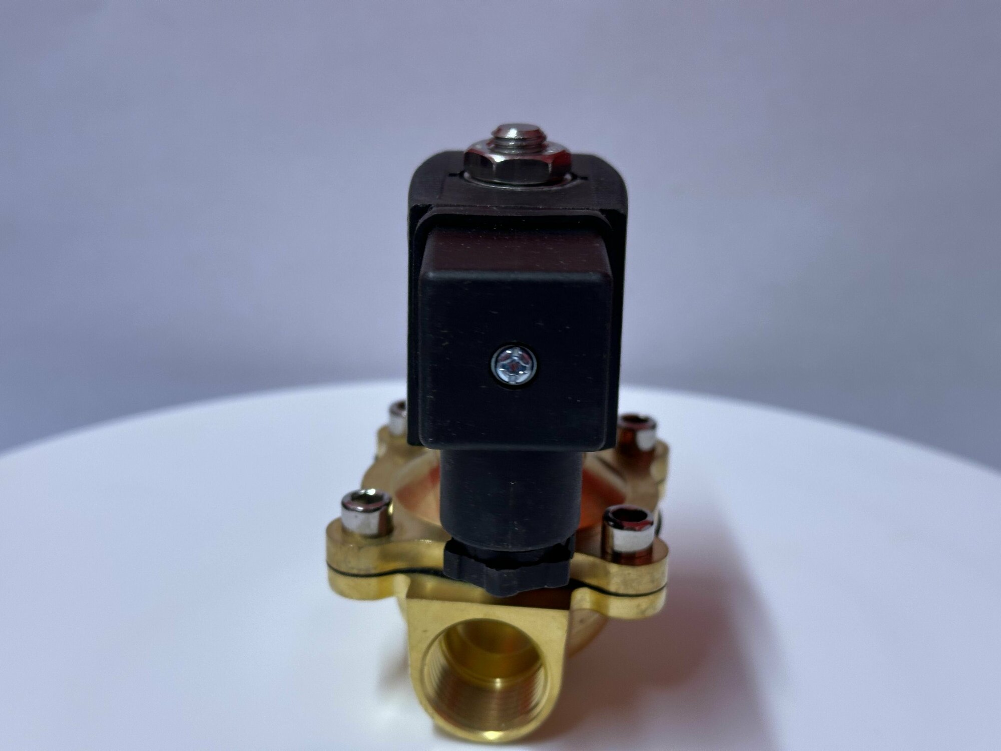 Клапан электромагнитный DW31-15 G 1/2" 220В латунь полдюйма нормально закрытый (закрыт когда нет напряжения) 220 В