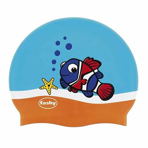 фото Шапочка для плавания силиконовая детская fashy 30403 00