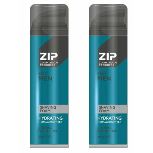 ZIP Пена для бритья Увлажняющая 200 мл, 2 шт. /