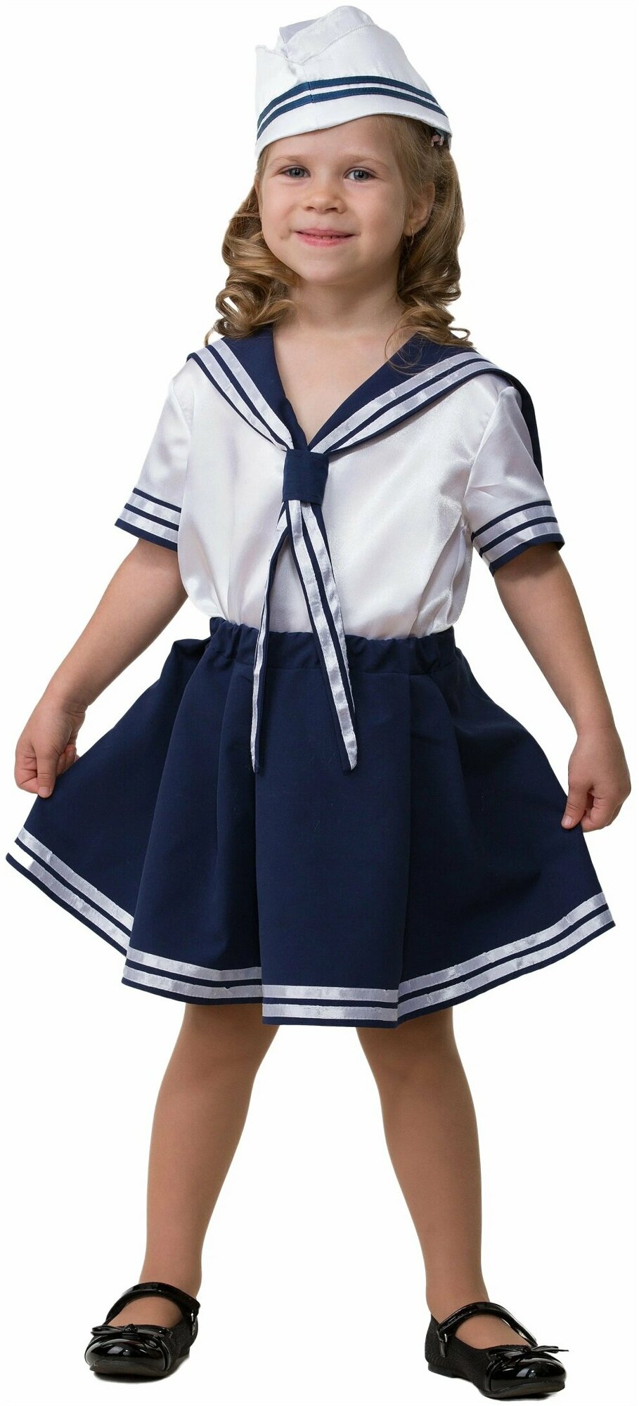 Карнавальный костюм для девочек "Морячка" размер 122 - 64