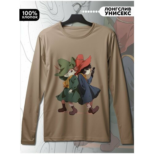 фото Лонгслив hypnotica, размер s, бежевый