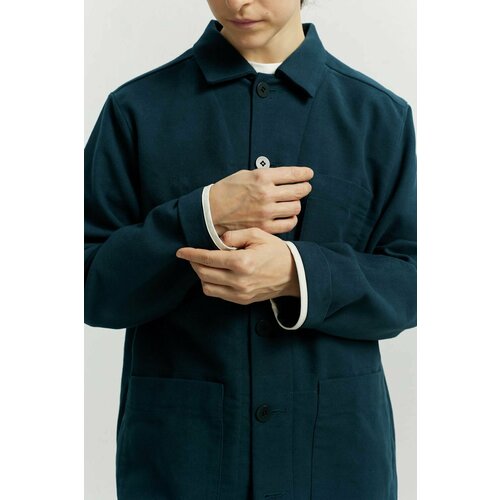 фото Рубашка уста к устам, размер m, синий, бирюзовый