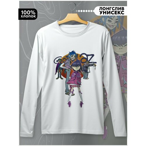 фото Лонгслив бруталити, размер l, белый