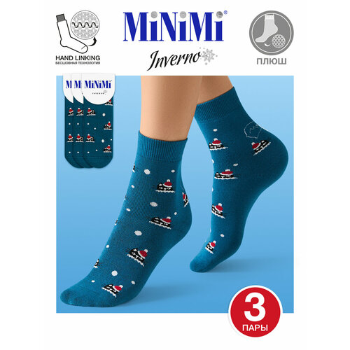 Носки MiNiMi, 3 пары, размер 0 (UNI), зеленый