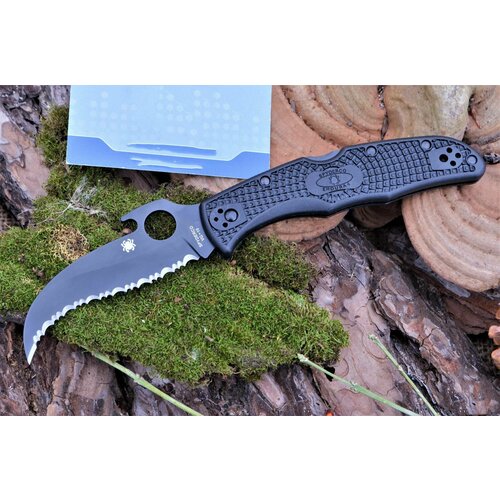 туристический складной нож spyderco matriarch 2 emerson black black Нож складной SPYDERCO Matriarch 2