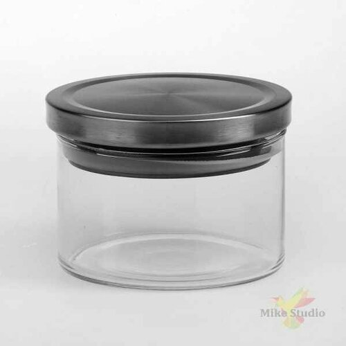 Банка с крышкой для сыпучих продуктов 230 мл 784₽