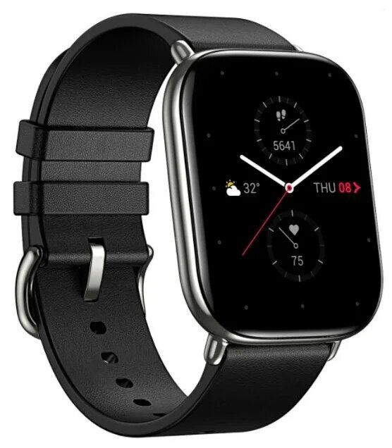 фото Xiaomi Amazfit Zepp E (Прямоугольные / Кожаный / серебристый)