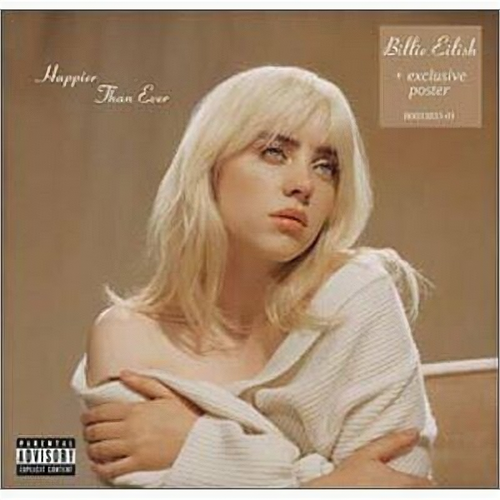 AUDIO CD BILLIE EILISH - BILLIE EILISH Happier Than Ever LIMITED EDITION with POSTER TARGET CD. 1 CD billie eilish – happier than ever 2 lp