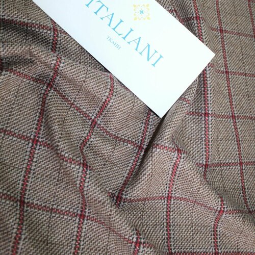 Теплая костюмная шерсть/170 см*147 см/Италия