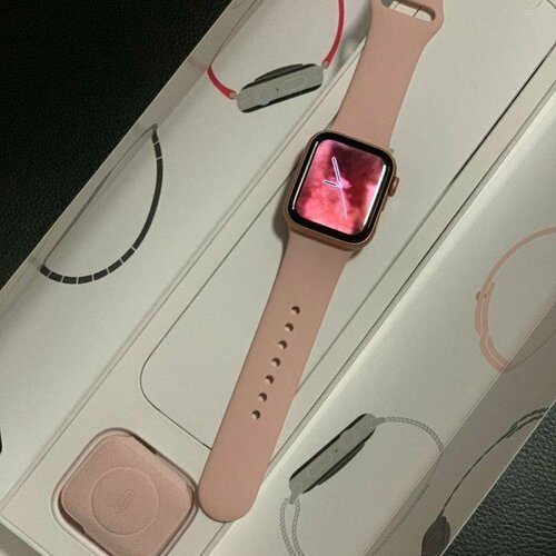 Смарт часы 8 45 розовые 230000₽