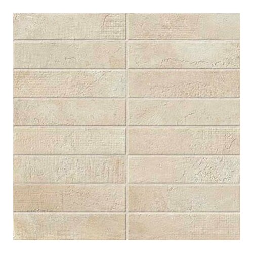 Плитка из керамогранита COLISEUMGRES Garda 610080000205 Гарда Белый Вставка Брик для стен 45x45 (цена за 1.215 м2)