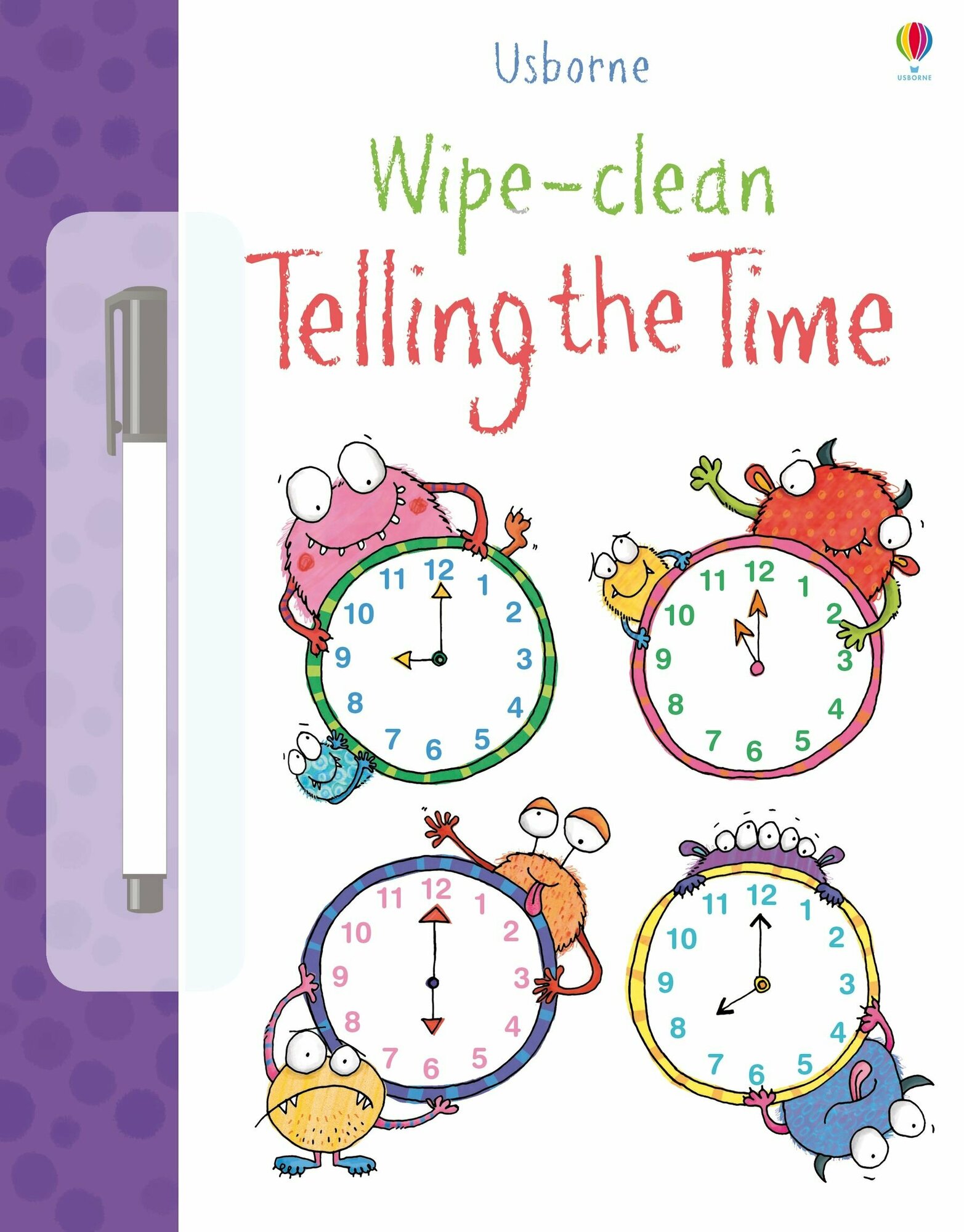 Telling the Time (Wipe Clean Books) - фото №3