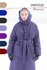 Пуховик женский oversize рубинового цвета L'kona размер XXL