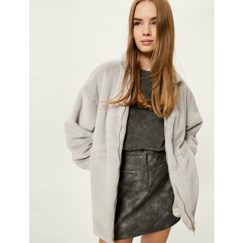 фото Куртка koton, размер 34, серый