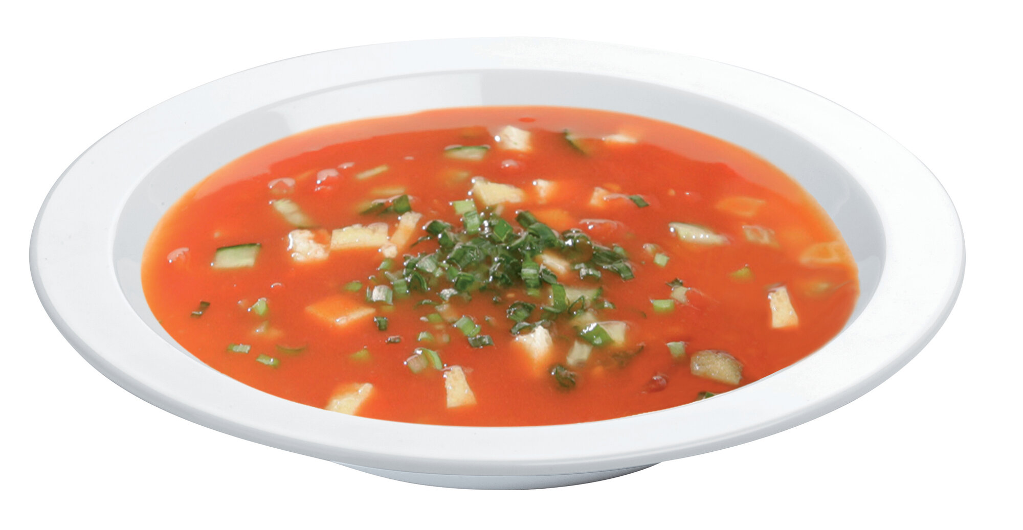 Тарелка суповая глубокая белая Tescoma Gustito 22 см фарфор