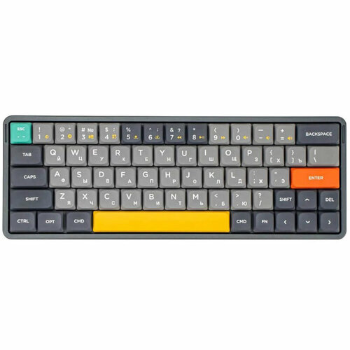 Клавиатура Nuphy AIR60 Twilight Red Switch Grey 1596200₽