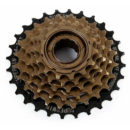 Трещотка KFW-664 6SP 14-16-18-21-24-28T 14-24T корич STG Х89980 839₽