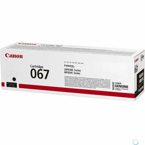 Canon Cartridge 067BK 5102C002 тонер-картридж для i-SENSYS LBP631CW LBP631, LBP633Cdw LBP633, MF651Cw MF651, MF655Cdw черный