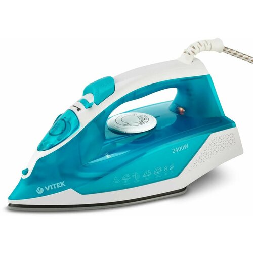 Утюг Vitek 8307-VT-01 2400Вт бирюзовыйбелый 328800₽