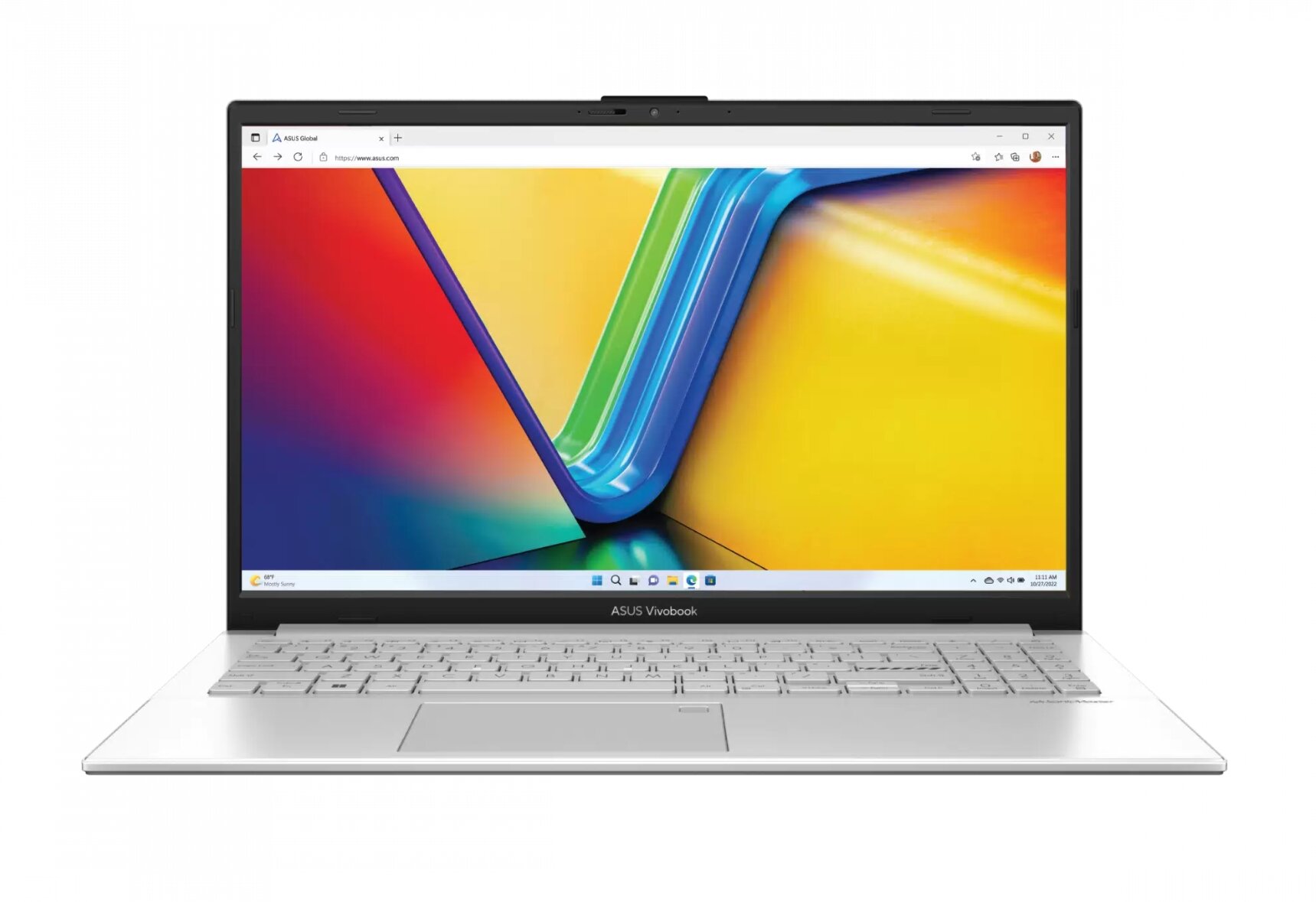 Ноутбук ASUS Vivobook Go 15 E1504FA-BQ415/ 15.6" FHD IPS/ AMD Ryzen 5 7520U/ LPDDR5 8Gb/ SSD 512Gb/ Radeon 610M/ Без ОС/ silver