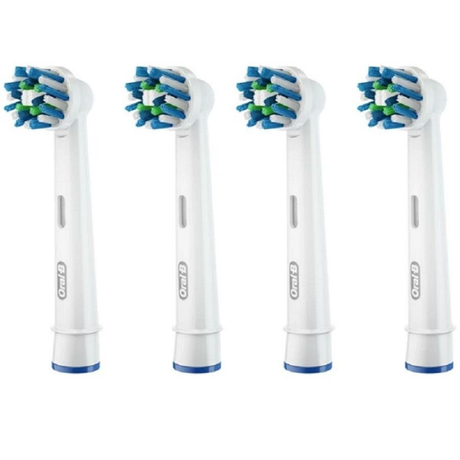 Braun Oral-B EB50-4BRB (4210201353430) Насадка Cross Action для зубной щетки 4шт, белые
