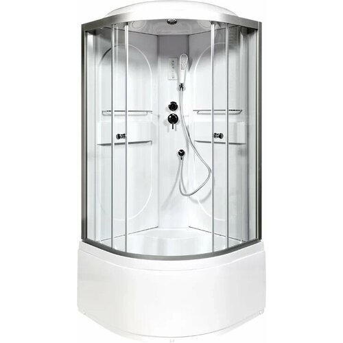 Душевая кабина 100x100x215 см Deto L610EL прозрачное