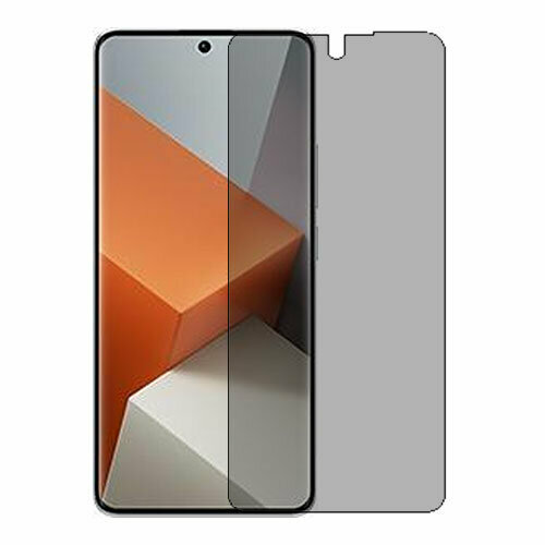 Xiaomi Redmi Note 13 Pro+ защитный экран пленка гидрогель конфиденциальность (силикон) скрин мобиль бесцветный, прозрачный