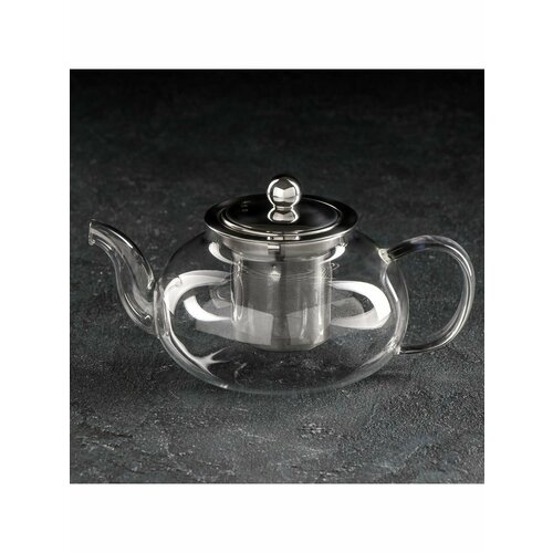 Чайник стеклянный заварочный Калиопа 600 мл 1031₽