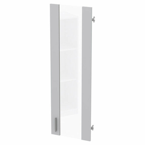 Дверь Меб-фф Дверь в рамке ДВ-62С-28М Серый стекло прозрачное 2595₽