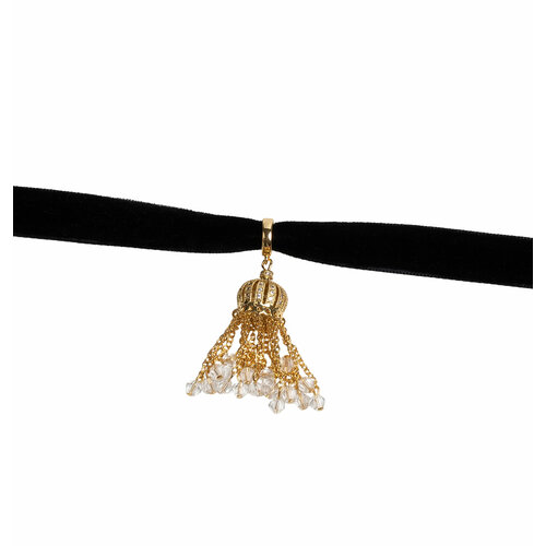 Чокер VERUSCHKA JEWELRY, фианит, длина 32 см, золотой