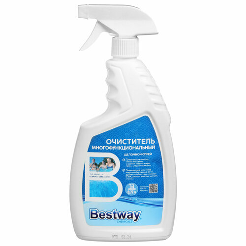 Средство жидкое для бассейнов, спрей очиститель ватерлинии bestway 0 75 л cws0 75lbw