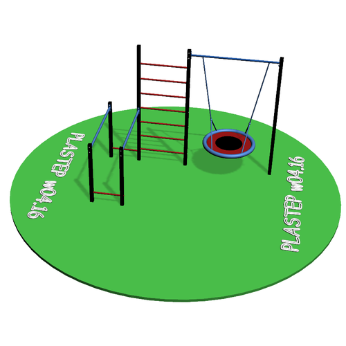 Спортивная площадка Workout W04.30 + качель-гнездо