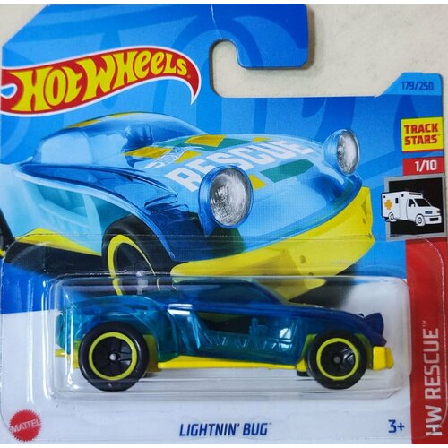 Hot Wheels Машинка базовой коллекции LIGHTNIN` BUG синяя 5785/HKK69 hot wheels машинка базовой коллекции ford mustang mach e 1400 синяя 5785 hkk02