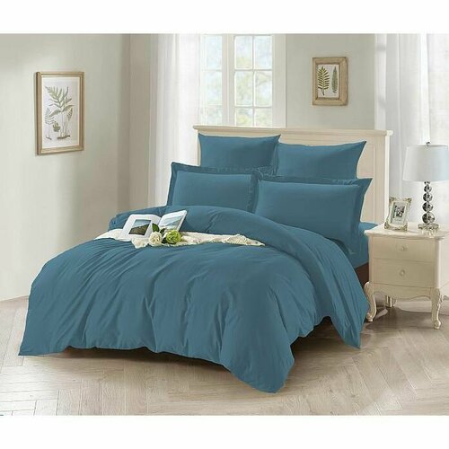 ИВтекстиль Комплект постельного белья евро, наволочки 50х70 см, 70х70 см, Поплин Классик, OD-053/ Постельное белье/КПБ