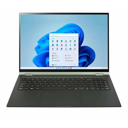 Ноутбук LG Gram 16 2in1 2023 16T90Q (Intel Core i5-1240P/16"/2560x1600 Touch/16GB/512GB SSD/Intel Iris Xe Graphics/Win 11 Home) Green