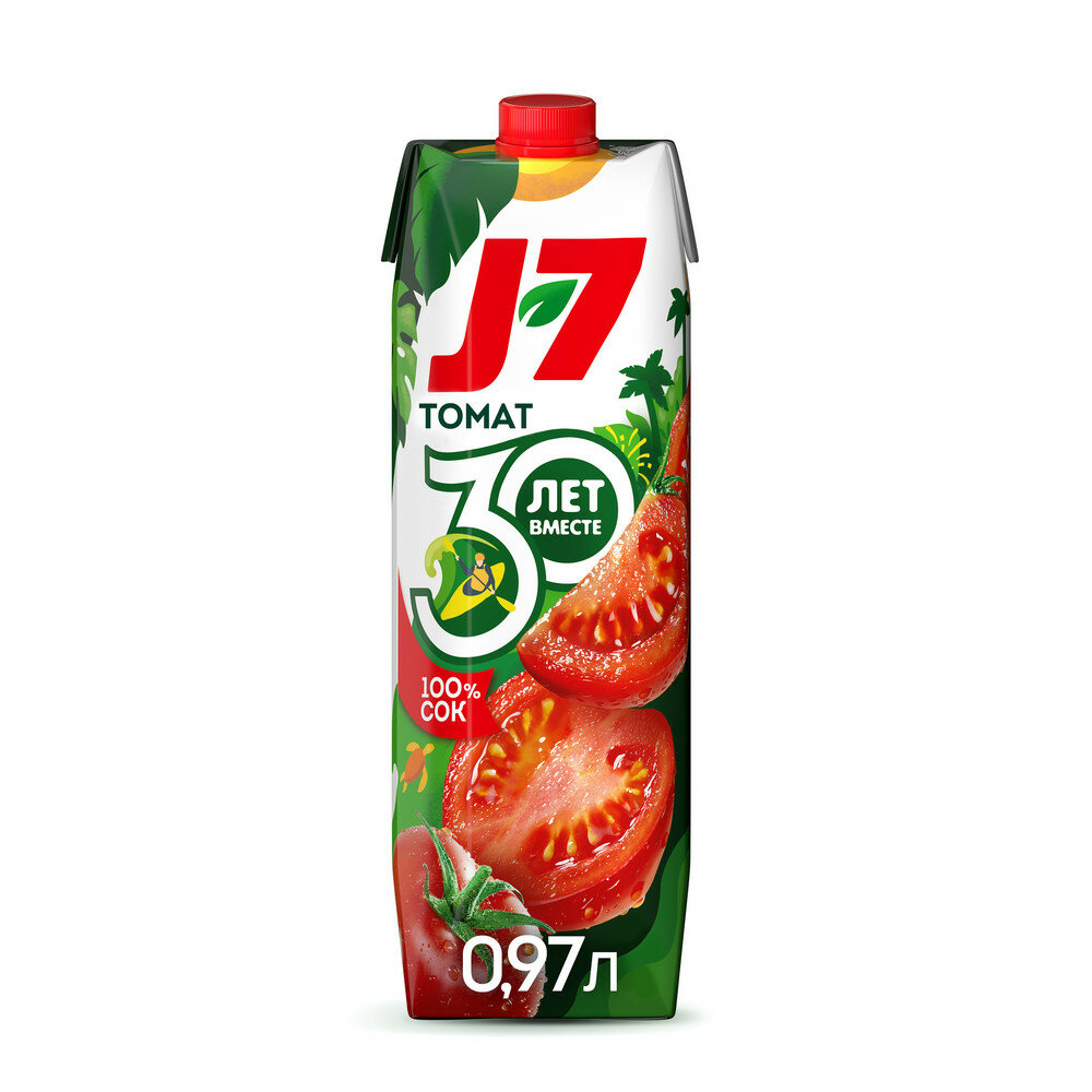 100% томатный сок с мякотью J7 0,97л