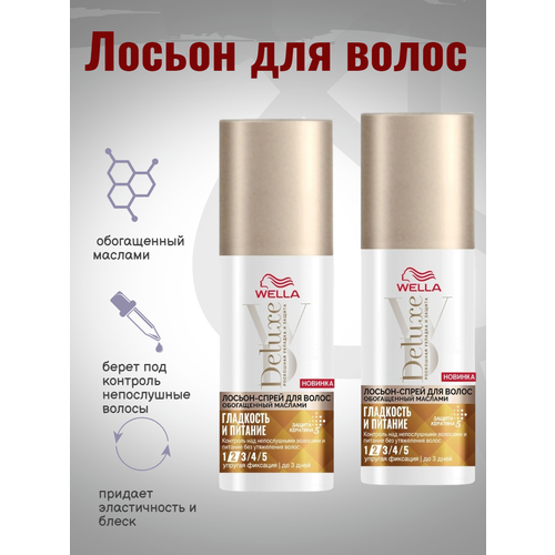 Лосьон-спрей для волос Wella Deluxe, 150мл 2шт