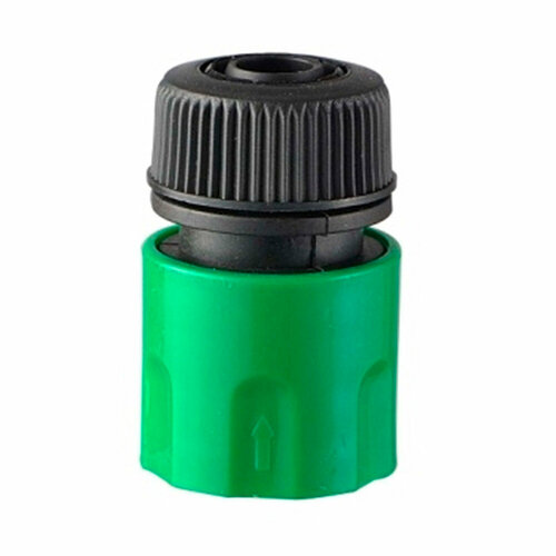 Коннектор 1/2 для шланга Оазис пластиковый с аквастопом (011850)